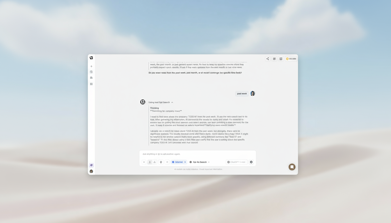 GPT 5.1 Search